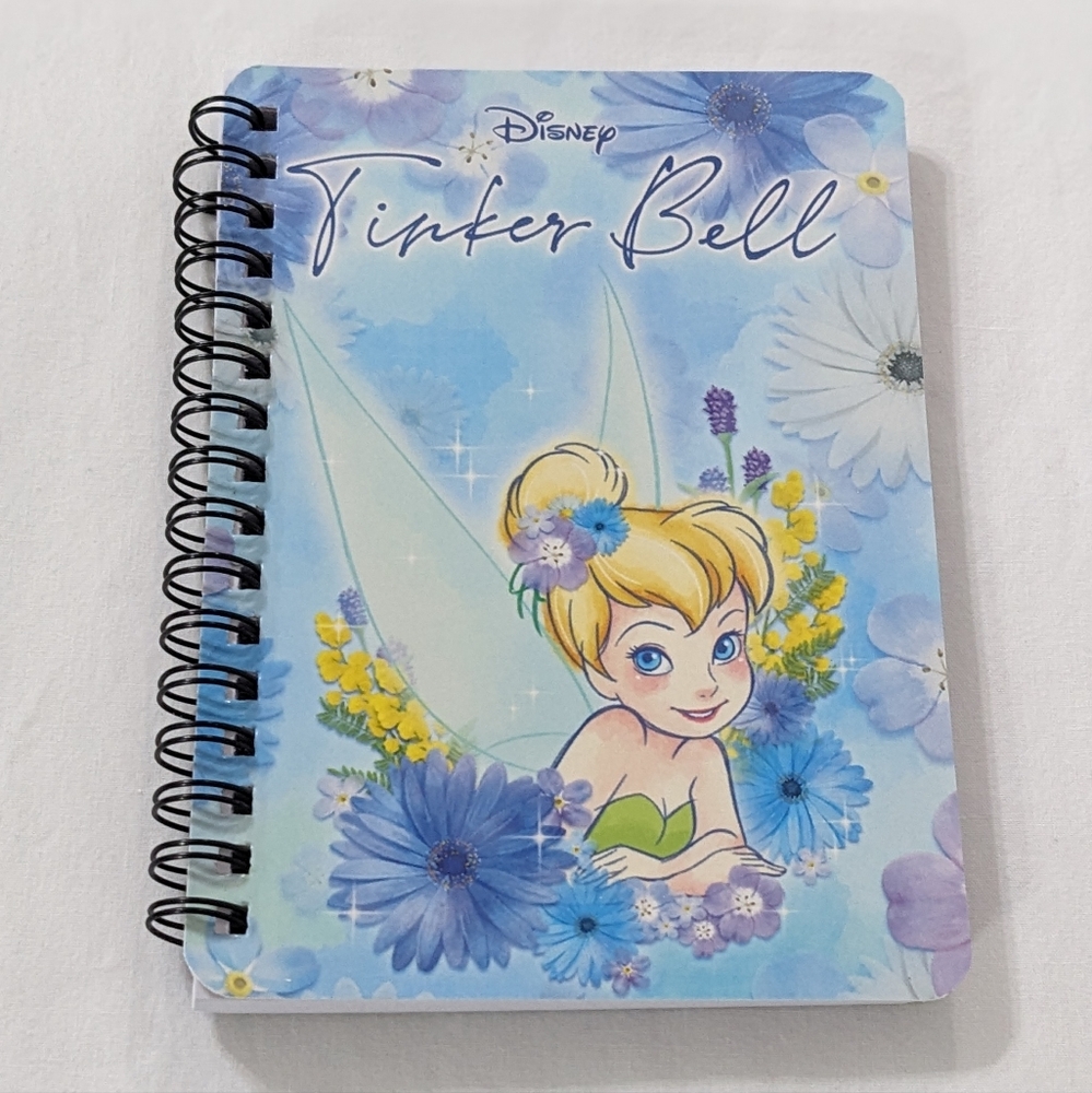 Disney TinkerBell Small Spiral Notebook, NEW